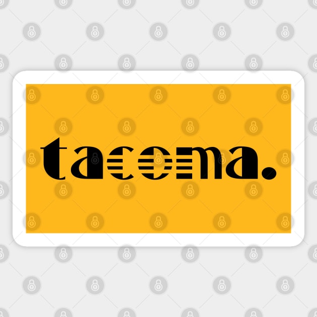 Tacoma 3 stripe Sticker by amigaboy